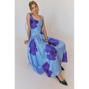 Free People Hutch The Ridge Printed Maxi Dress Womens 00P Formal Garden Elegant
